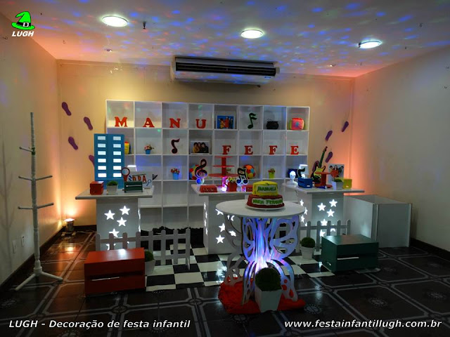 Decoração tema DPA - Detetives do prédio azul - Festa infantil - Provençal simples com escaninhos