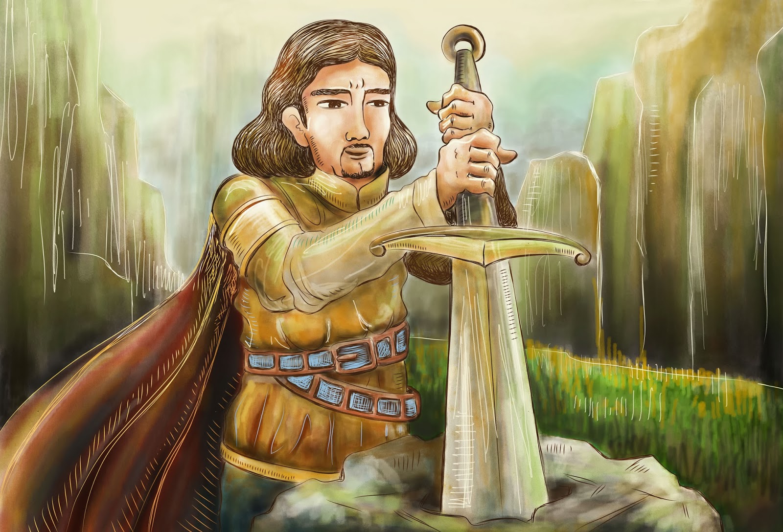 Legends of king arthur. Легенда о короле Артуре.