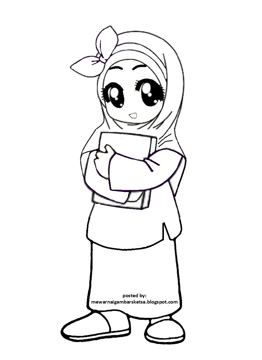 30 Gambar Komik Anak  Muslim