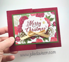 Stampin' Up! Christmastime Is Here Double Z Fold Card ~ www.juliedavison.com