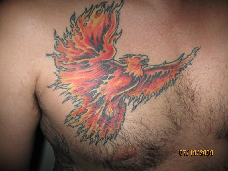 2. Male Phoenix Sleeve Tattoo Designs - wide 8