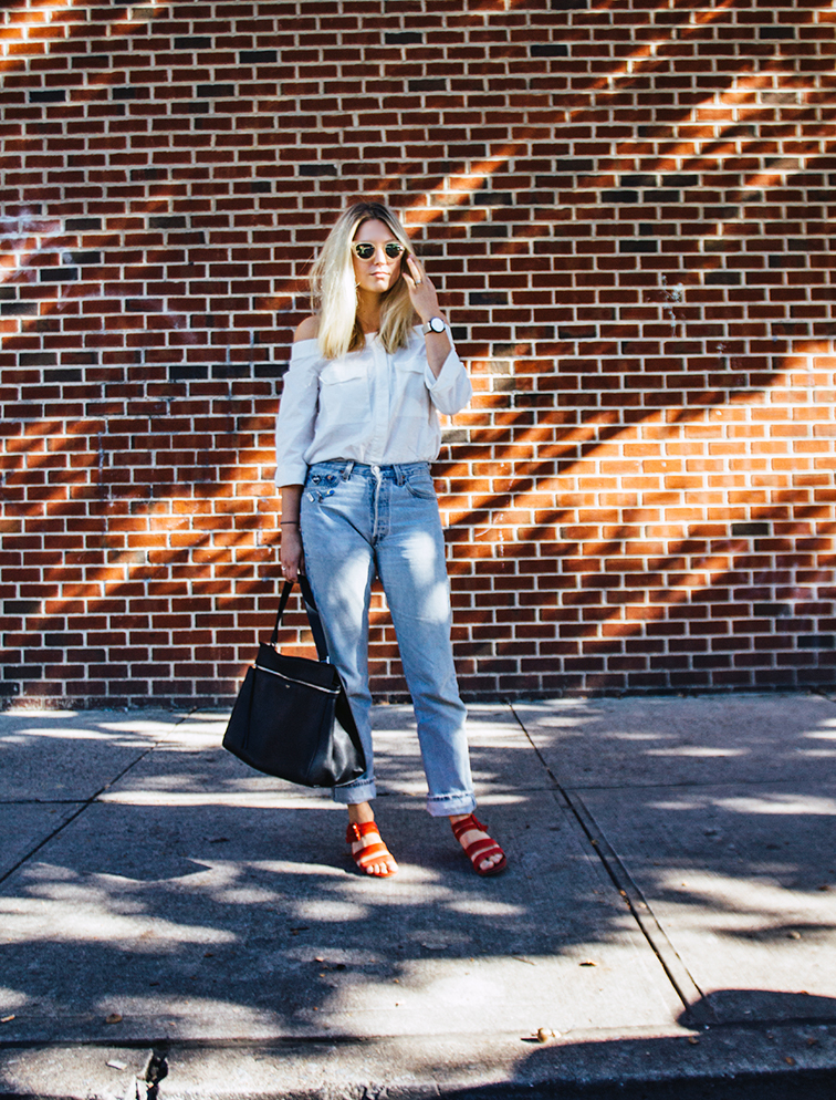 Levi's 501 buttonfly, Marais USA Jardin heel, Celine Edge bag, heleneisfor, Warby Parker Dorothy sunglasses Levi's 501 buttonfly, Marais USA Jardin heel, Celine Edge bag, heleneisfor, Warby Parker Dorothy sunglasses