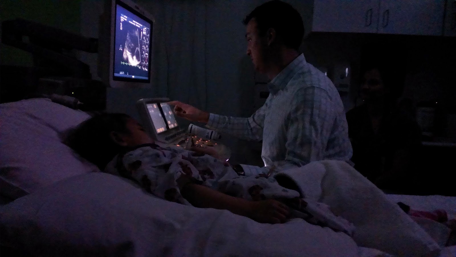 For the love of Ava & God's glory Echo (First Procedure of Today)