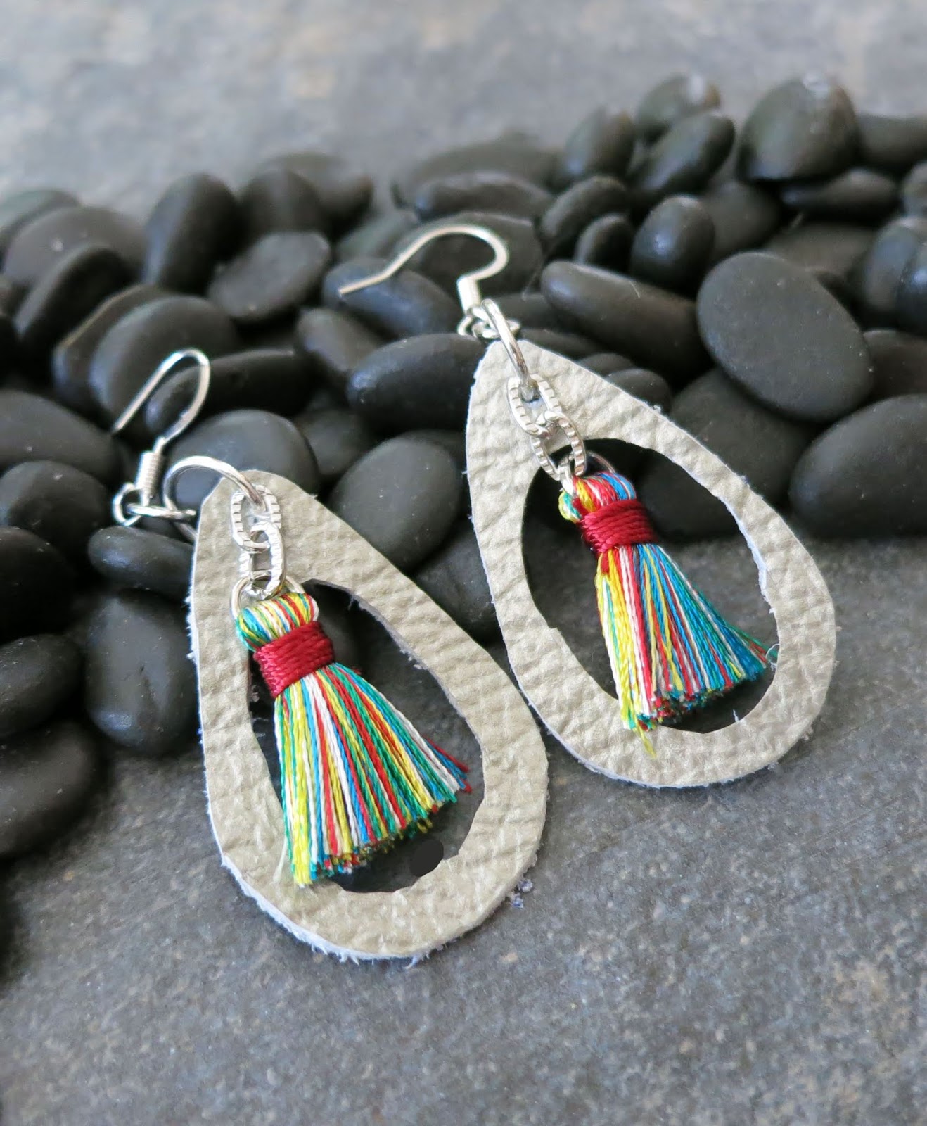 Earrings Everyday Rainbow Tassel Earrings