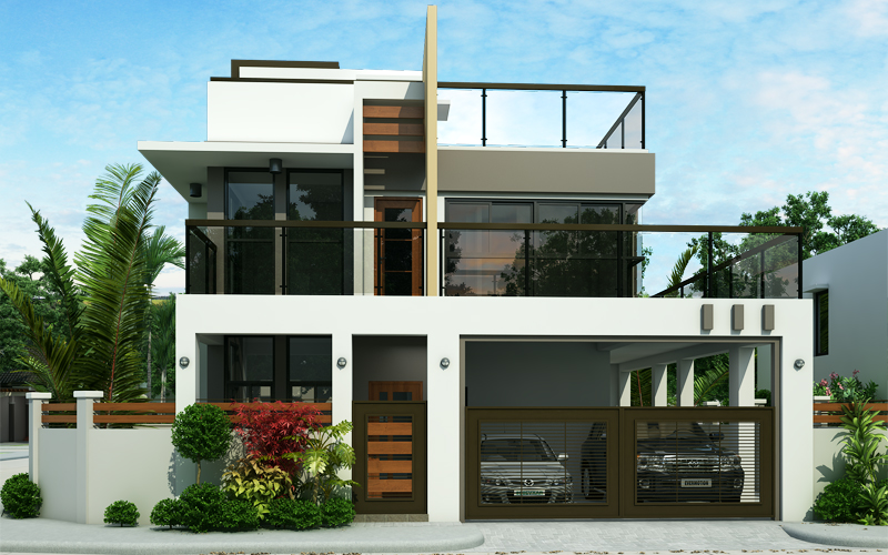 More Than 80 Pictures Of Beautiful Houses With Roof Deck Bahay Ofw This Design Is Made From What The Constructor Called Waffle Box House It Expandable And Ready For Extension According To Them Building
