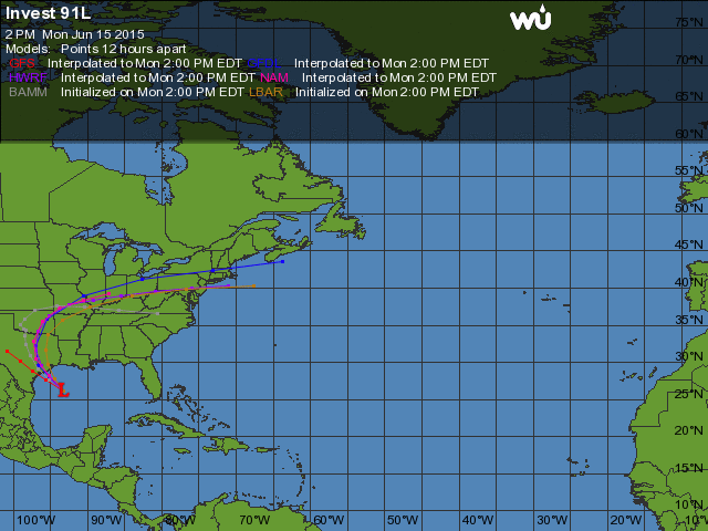 Zona baja presión centro Golfo México podría evolucionar ciclón tropical