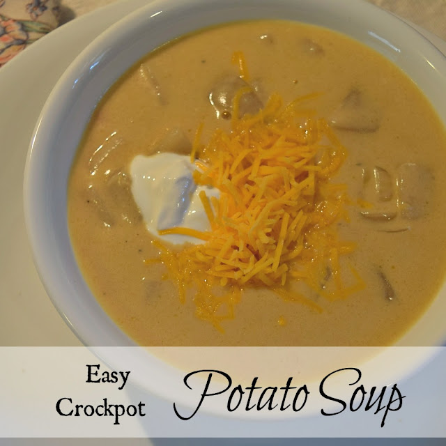 Easy Crockpot Potato Soup Oak Hill Homestead