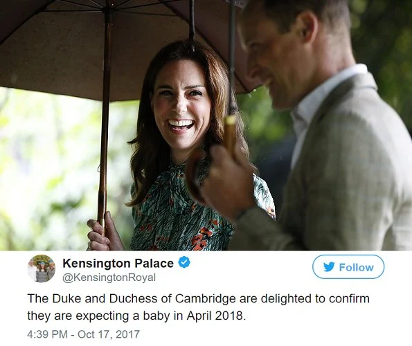 Prince William, Kate Middleton, Prince George and Princess Charlotte. Duke and Duchess of Cambridge expecting baby