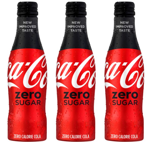 Coke Zero Replaces with New "CocaCola Zero Sugar" Brand Eating