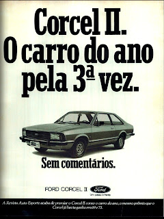 propaganda Ford Corcel II - 1979