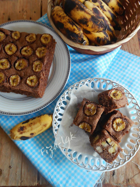Resepi Kek Pisang Coklat Almond Simple Resepi Kek Pisang Coklat Almond Simple