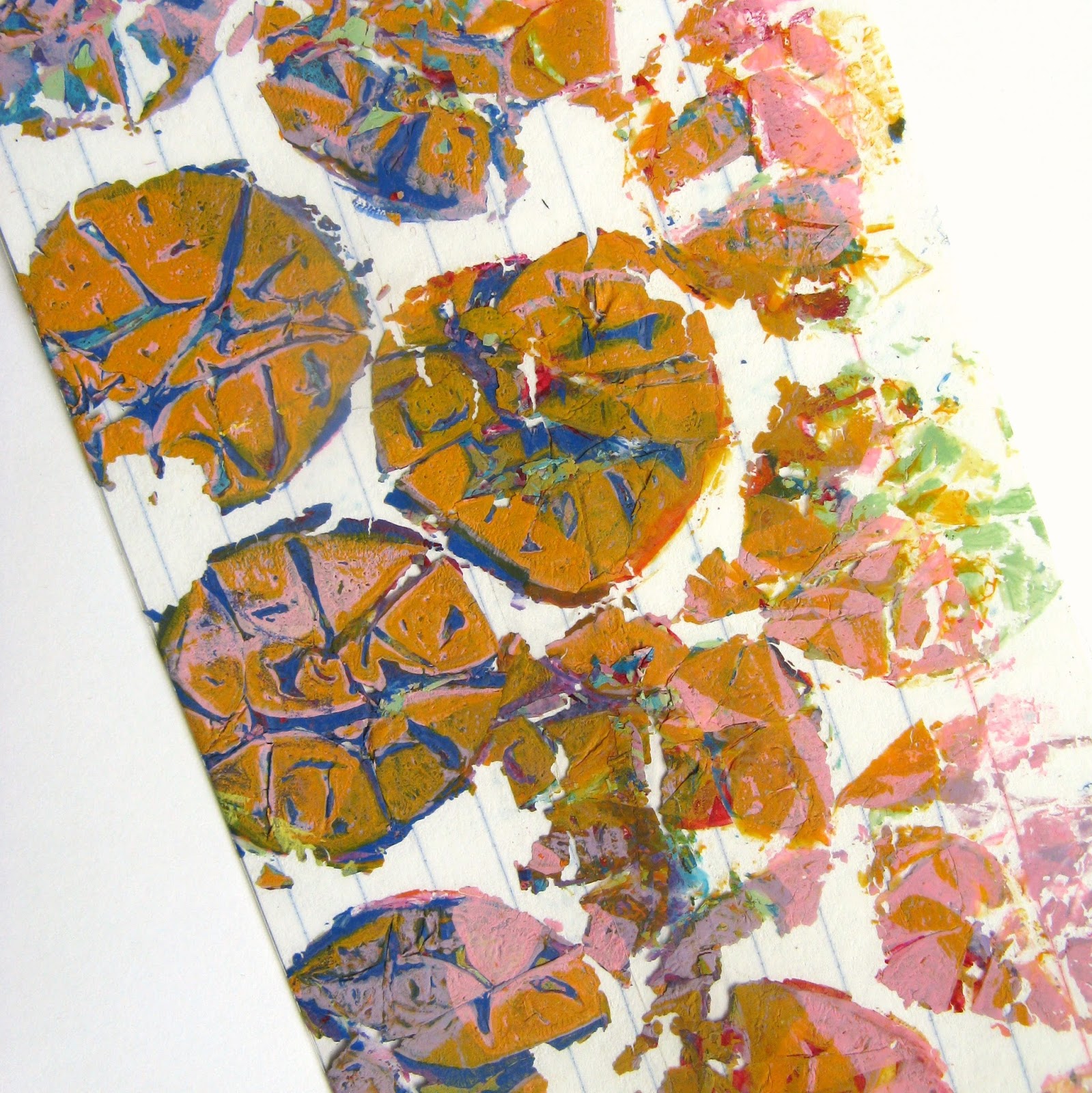 Elves In The Attic Bubble Wrap Transfer Technique