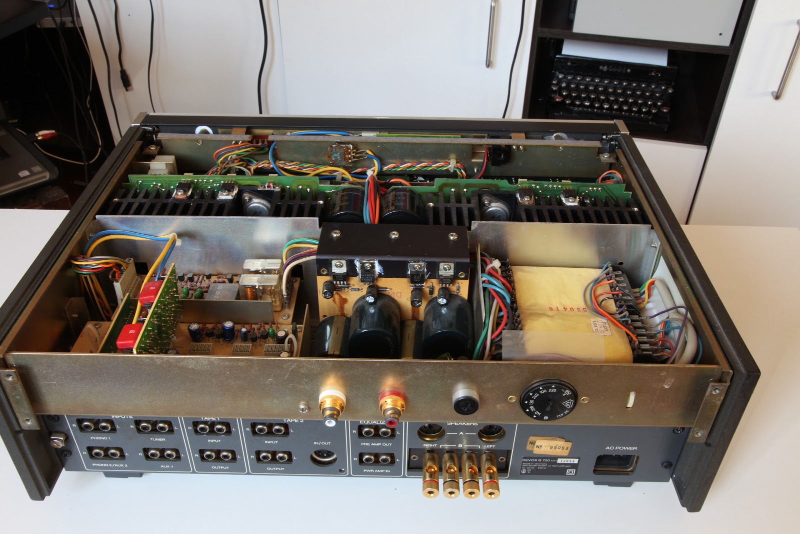 The Vintage Label Revox B750 MKII Integrated Amplifier For Sale!