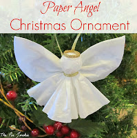 DIY Paper Angel Ornament