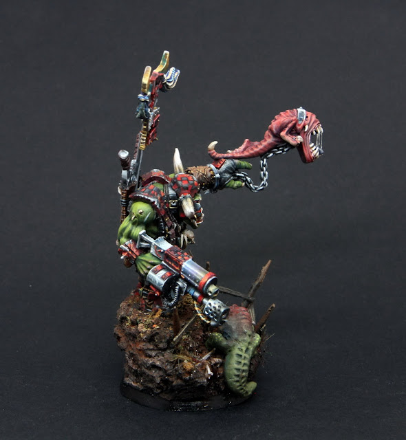 HopeRiver's Valley: Ork Warboss with Attack Squig