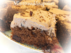 #mokkapalat #suklaapalat #suklaakakku #brownies #chocolate #mintchocolate #minttusuklaa #herkkuja #suklaa
