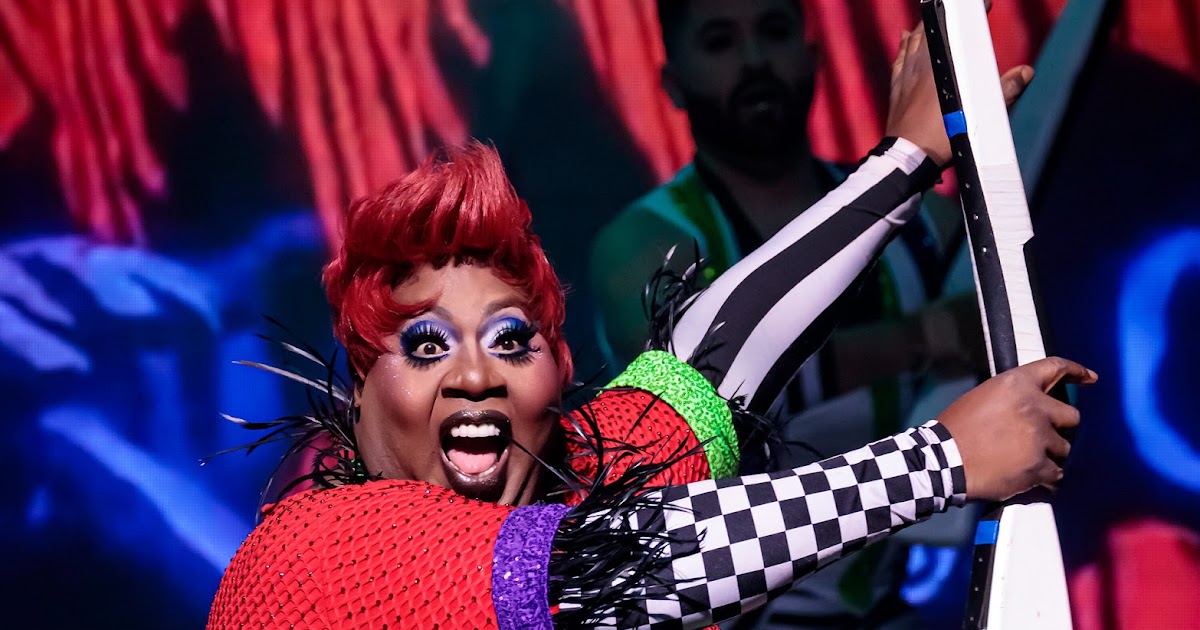 Latrice Royale performing at A Drag Queen Christmas at the ACL Live