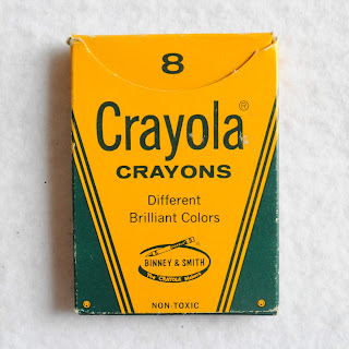 USED Vintage Crayola 96 BIG BOX Limited Edition Name The New Colors 1993
