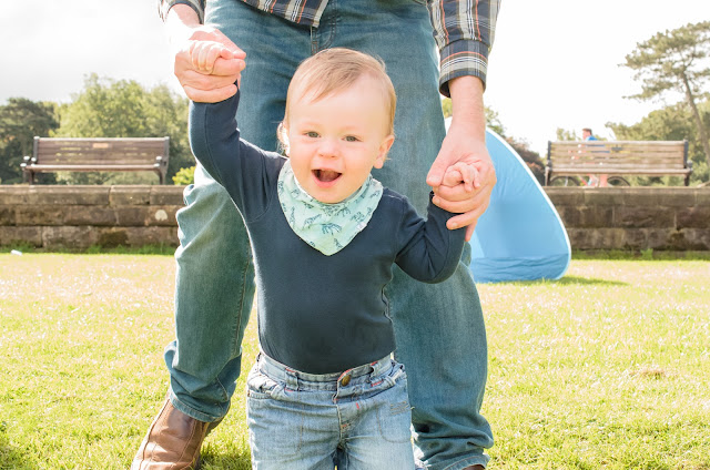 Jonah running towards mummy!