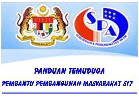 Panduan Temuduga Pembantu Pembangunan Masyarakat S17