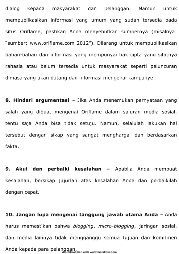 Larangan Menjual Produk Oriflame Secara Online larangan-menjual-oriflame-secara-online