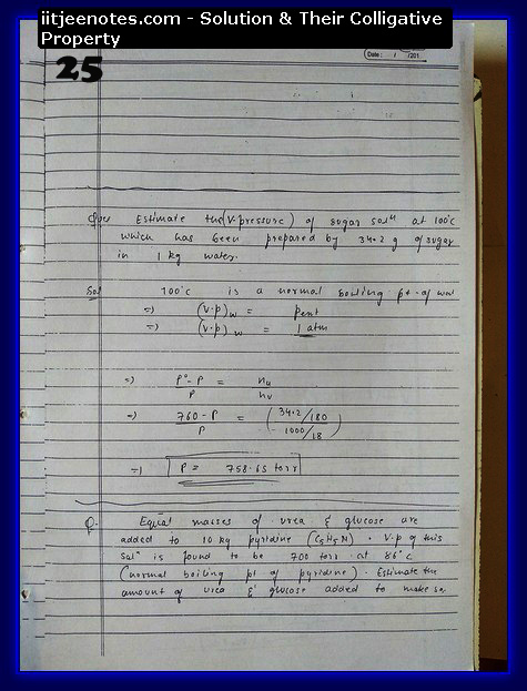 Solution and Their Colligative Property Notes9
