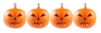 four-carved-halloween-pumpkins