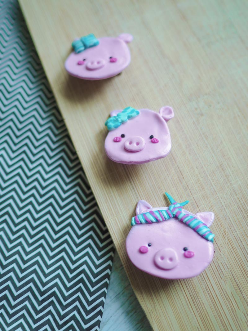 KuneCoco • DIY • Schweinebroschen aus Fimo KuneCoco • DIY • Schweinebroschen aus Fimo