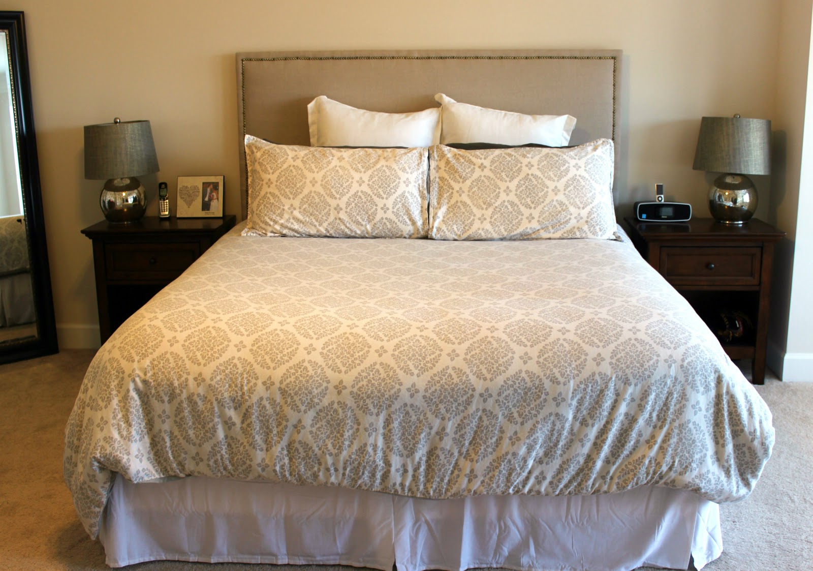 sugar & spice DIY upholstered headboard