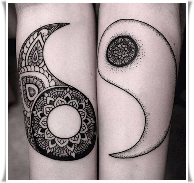 Yin und yang tattoo