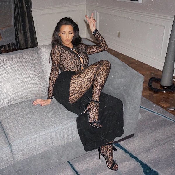 Kim Kardashian se luce con vestido con transparencias y despierta pasiones en Instagram