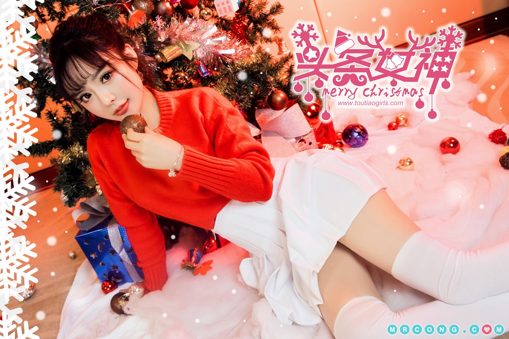 TouTiao 2017-12-24: Models Zhou Xi Yan (周 熙 妍) and Bai Tian (白 甜) (28 photos)