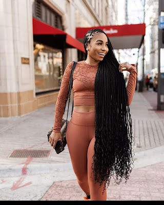 It is the season of wearing new bob box braids hairstyles ✘ 39 Cute Lemonade Bob Box Braids Ponytails With Cornrows