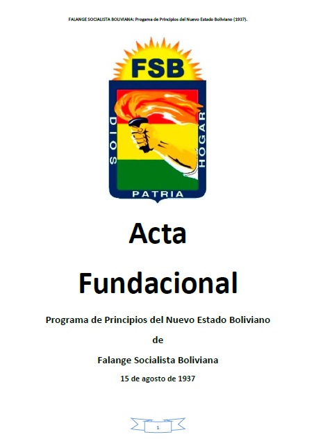 Acta Fundacional FSB