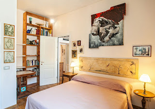 cecilia apartamento trastevere alugar roma quarto casal - Apartamento para alugar em Trastevere