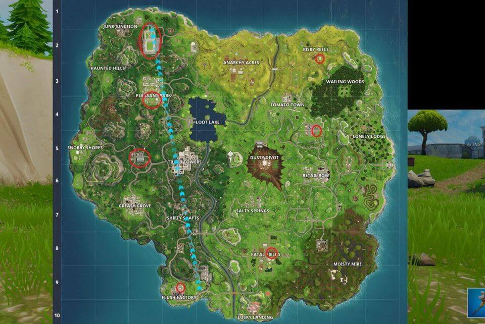 Fortnite Battle Royale - Where To Go To Score A Goal On Different Pitches in Fortnite