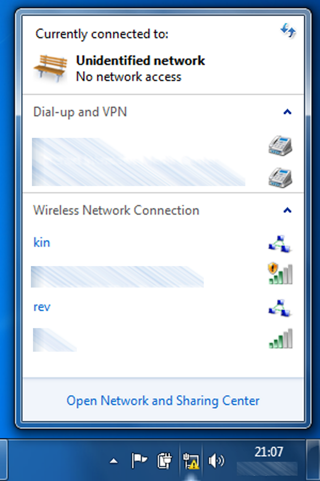how to connect wireless network in windows 7