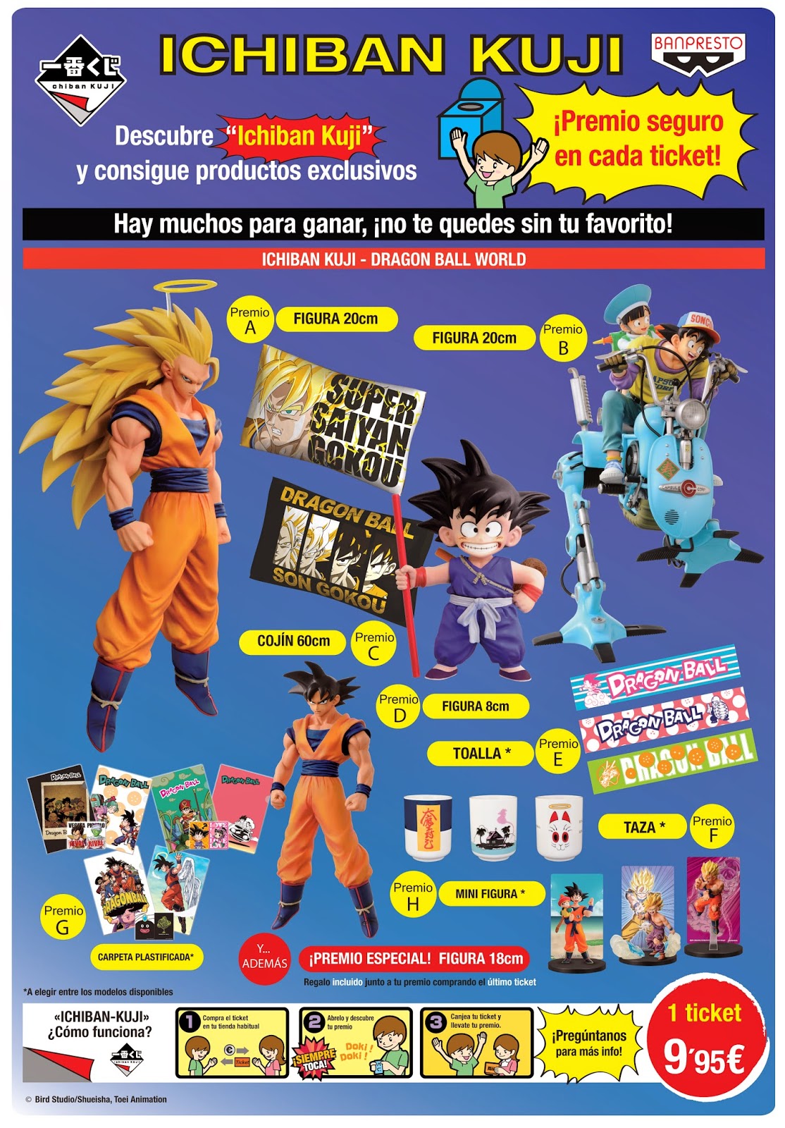 Primer Ichiban Kuji en España. Dragon Ball World disponible en GAME