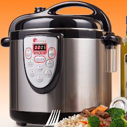 cooker pressure rice electric steamer pot cooking soup maker slow stainless steel pan kitchen secura browning cookers food 6qt digital