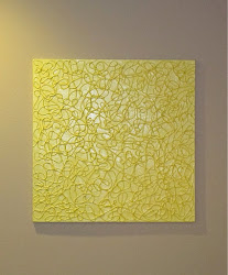 wall textured diy simple string blukatkraft