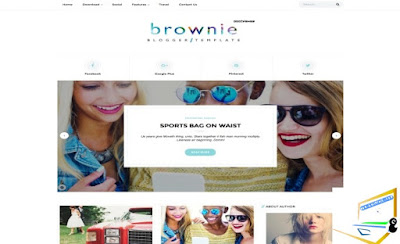 Brownie Grid Blogger Template | Download Free Brownie Grid Blogger Template