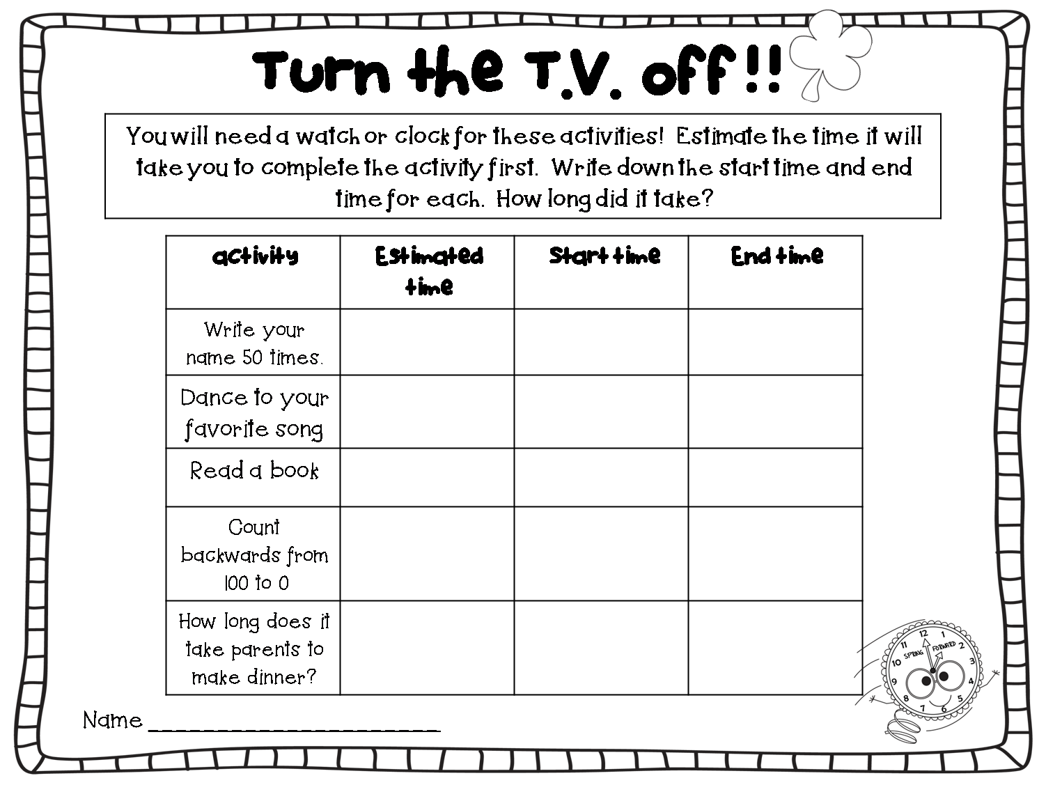 Kindergarten First Grade Homework Ideas Kindergarten First Grade Homework Ideas