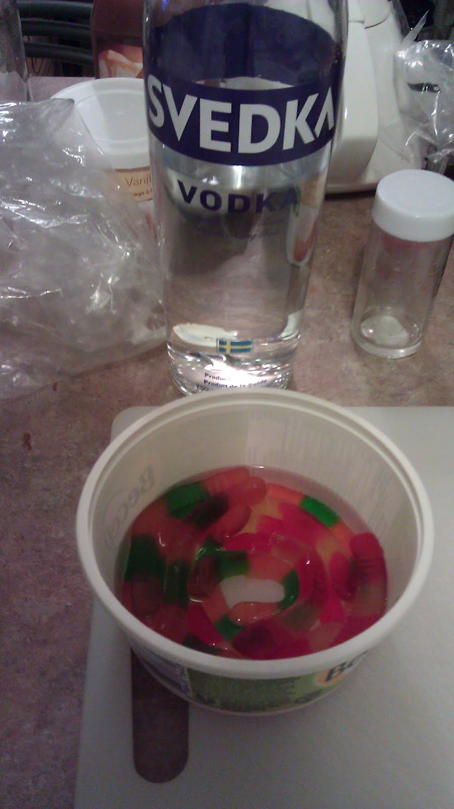 Candy Booze Gummy Worms Vodka