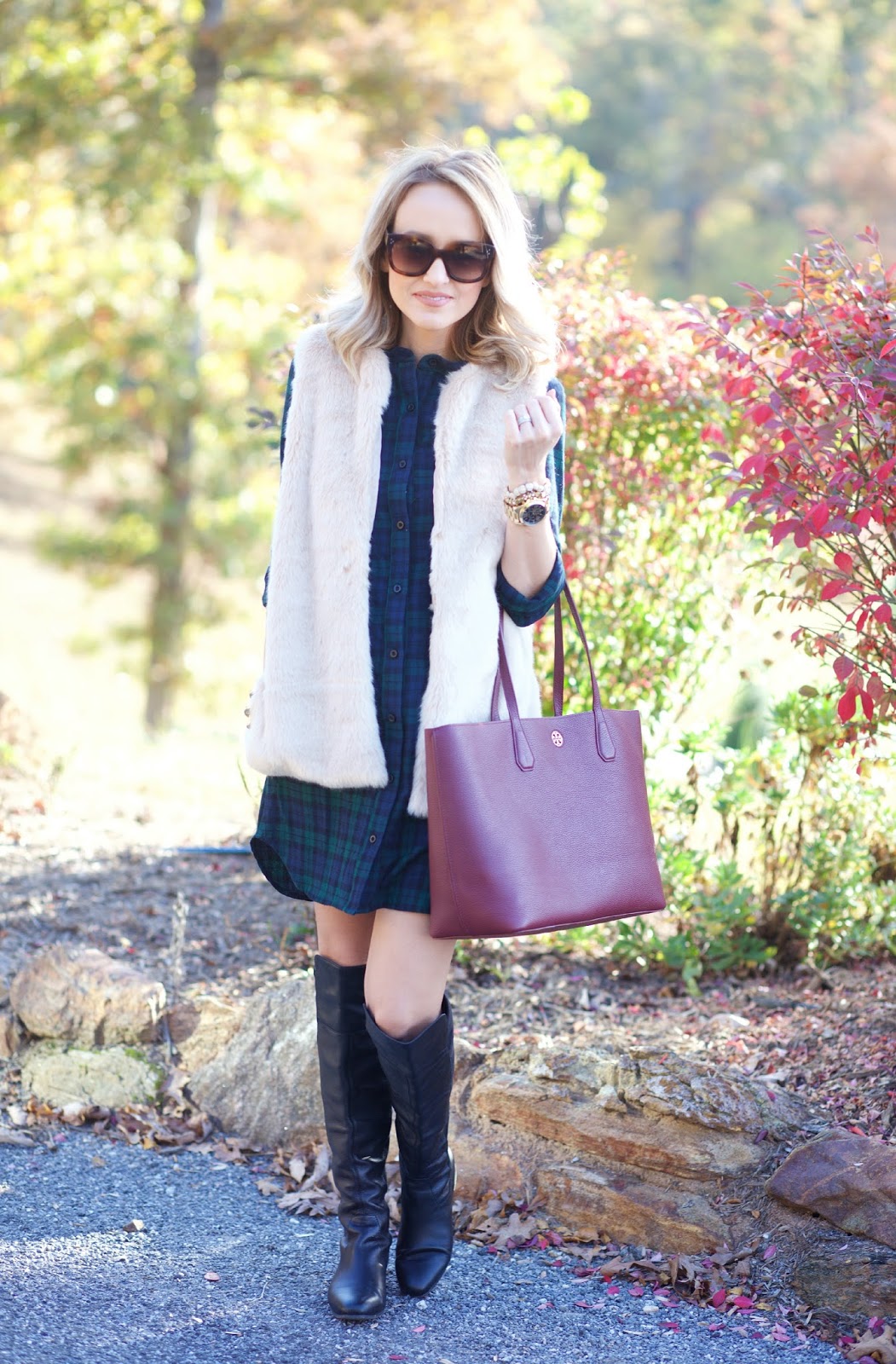 A Spoonful of Style: Plaid and Faux Fur...