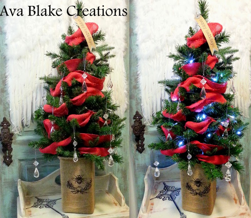 Wine Crate & Ice Bucket Christmas Trees
