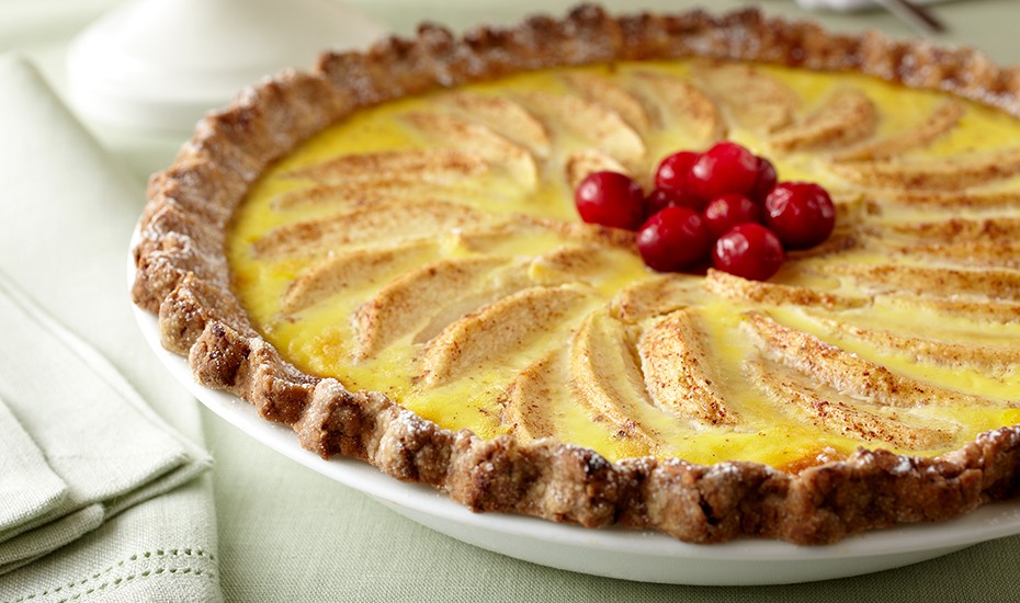 Polish Classic Cooking Apple Pie In Custard