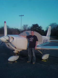 Joe Burlas Stands Next to the First Aircraft he ever Flew a Zlin 242
