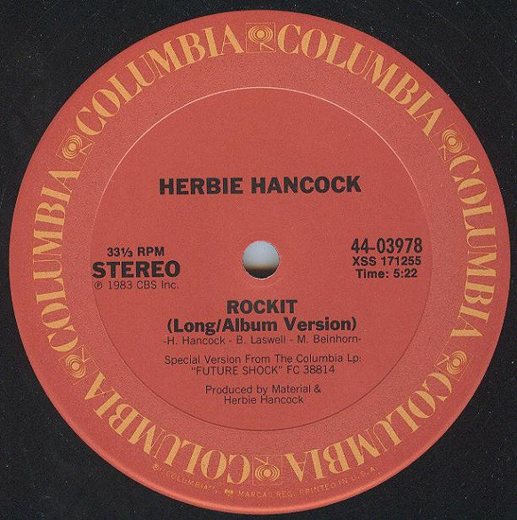 . HERBIE HANCOCK ROCKIT (EXTENDED DANCE VERSION)