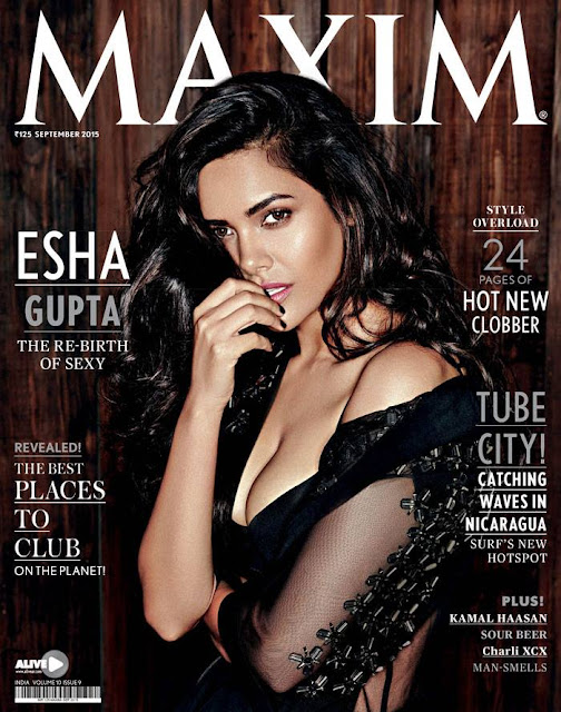 Actress, Model @ Esha Gupta - Maxim India, September 2015 