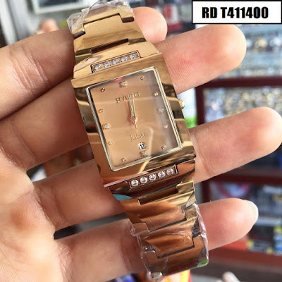 Đồng hồ Rado dây đá ceramic vàng RD T411400